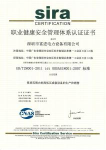 職業健康安全管理體系